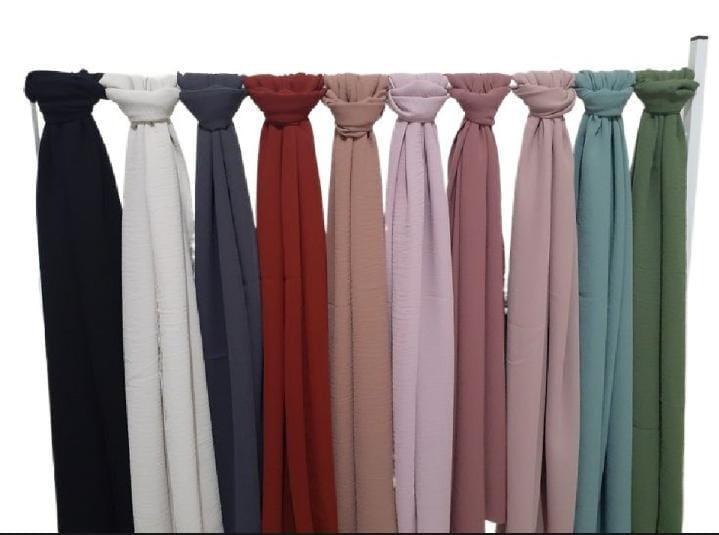 4 Pcs Multicolor Chiffon Stoles for Women
