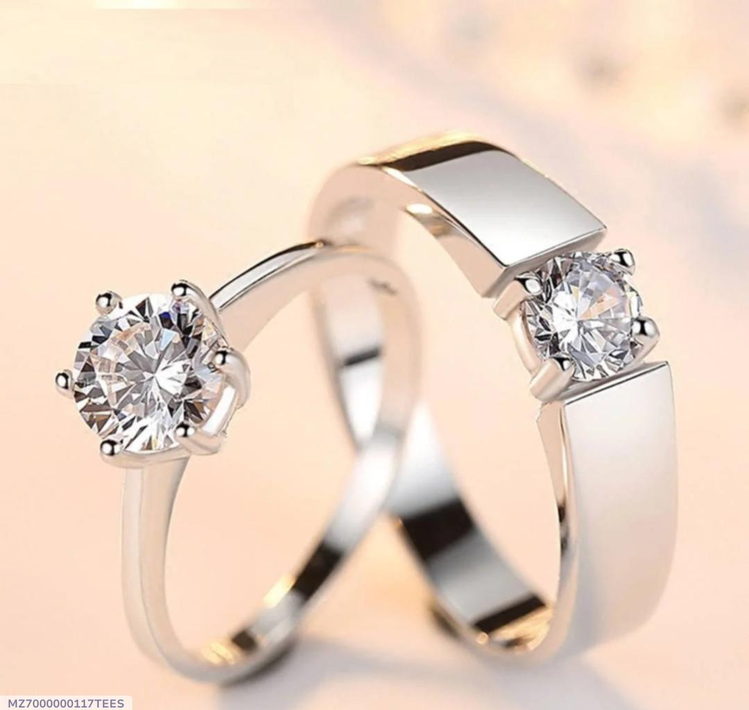 Silver Plated Couple's Ring