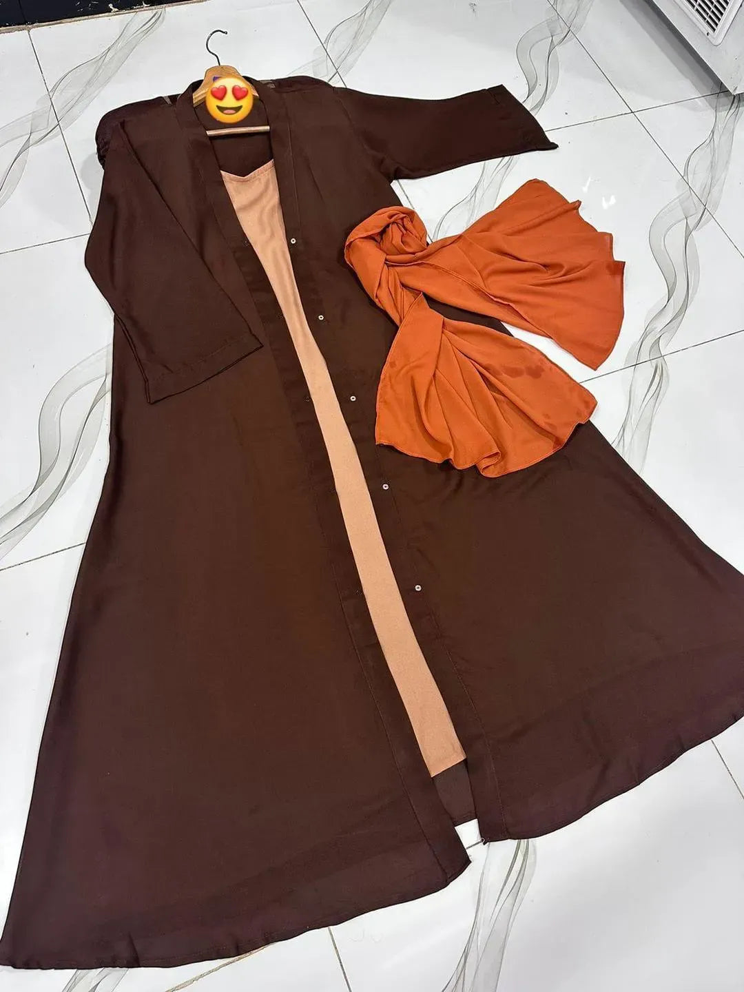 Georgette Plain Classic Abaya