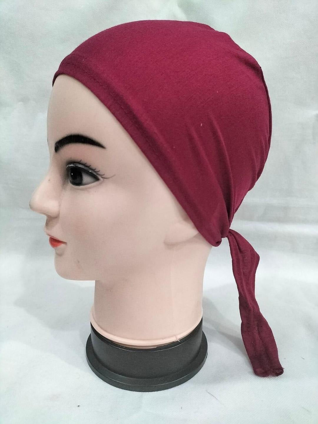 Multipurpose Hijab Caps Set 6 Colors Jersey Lightweight