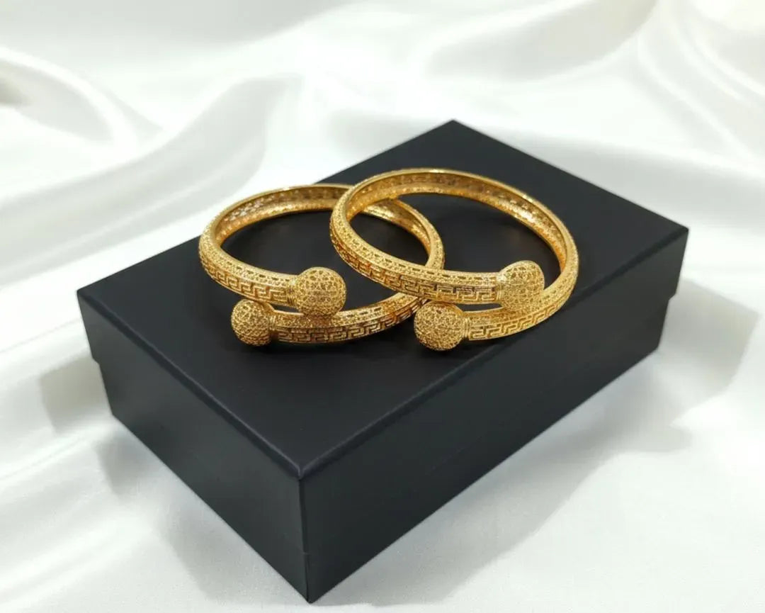 2 Pcs Plain Bangle