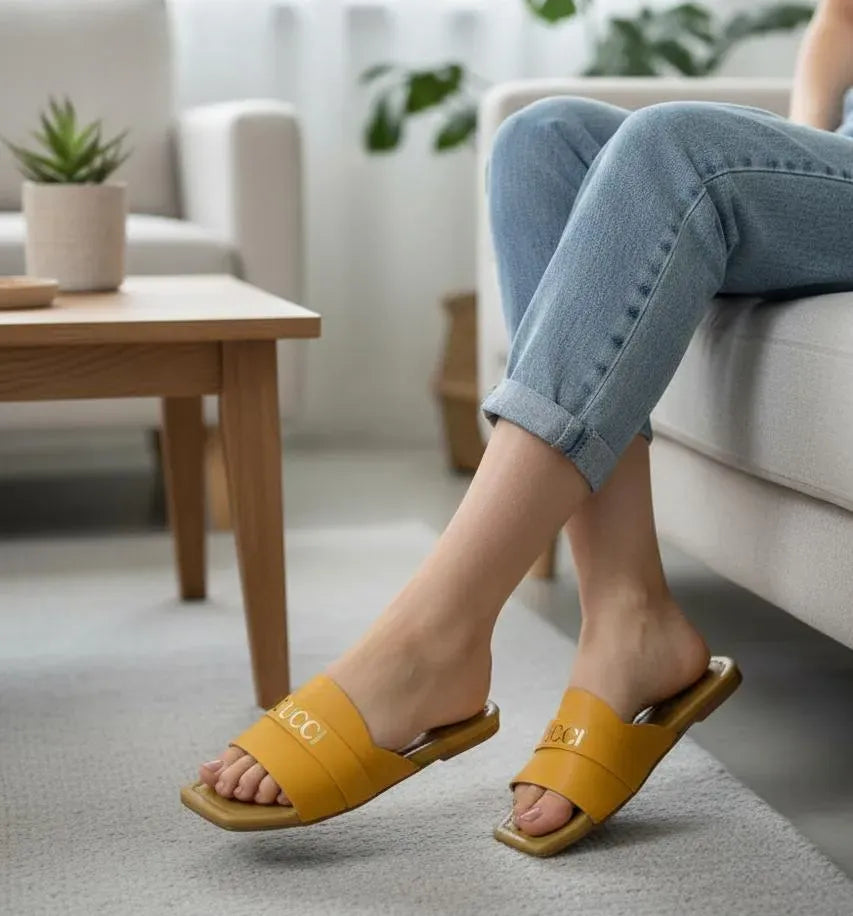 Women's Rexine Fancy Slippers